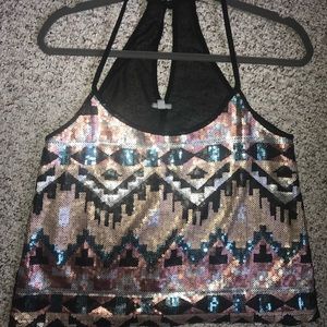 sparkles tank top